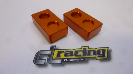 Lenkererhhungen orange 10 mm Erhhung fr Lenker Husqvarna Te Ktm Sx 50 65 85
