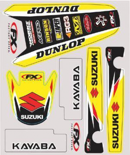 Dekor Aufkleber Sticker Schutzblech fender für Suzuki Rmz Rm-z 250 04-05