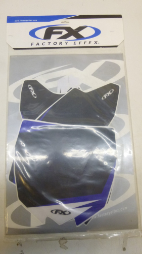 Dekorsatz Aufkleber Startnummernhintergrund passt an Yamaha Yzf 450 10-13 sw-bl