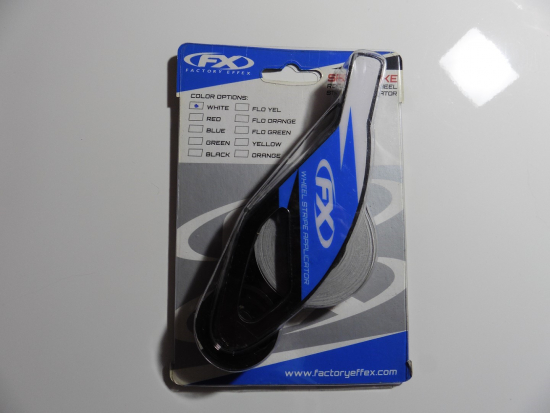 Felgenrandaufkleber 7 mm Dekor Felgenaufkleber Sticker passt an Ktm wei