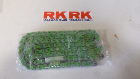 Rk 520 XSO X Ring Kette Antriebskette chain 118 Glieder Enduro Motocross Mx grn