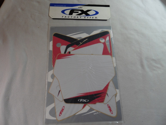 Aufkleber Startnummernhintergrund  Dekor Sticker fr Honda Crf Cr450f 05-06