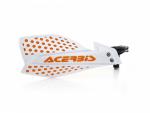 Handprotektoren X-Ultimate Handschutz handguards Motorrad Enduro wei-orange