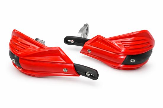 Handprotektoren Handsch�tzer Handschutz handguards Enduro passt an Honda Crf rot
