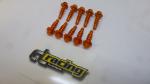 Schraubensatz 10x bolt kit passt an Ktm Exc Sx-f Lc4 125 300 450 500 orange