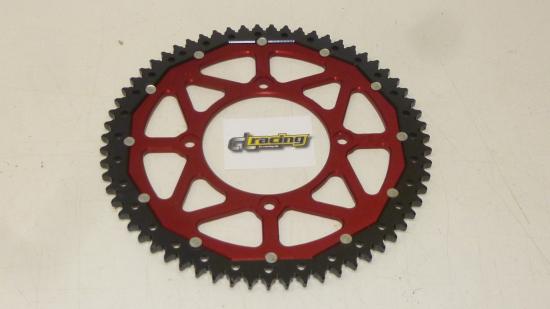 Kettenrad 63 Zhne sprocket passt an Beta Re 125 08-17 Rr 125 09-16 rot-schwarz