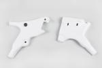 Rahmenschutz Rahmenprotektor frame guards passt an Yamaha YZ 125 250 91-92 wei
