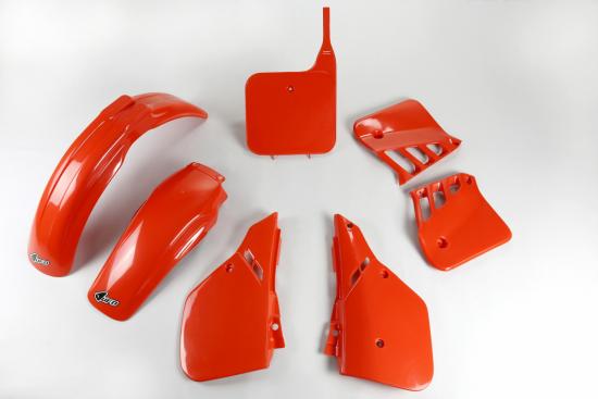 Verkleidungssatz Plastiksatz plastic kit passt an Honda Cr 250 1987 rot