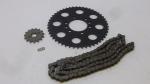 Kettensatz Enuma 49 15 Kettenrad Ritzel chain sprocket passt an Yamaha Dt 125 Lc