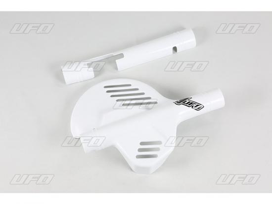 Gabelprotektor Bremsscheibenschutz front disc fr Honda Cr 250 500 85- 88 wei