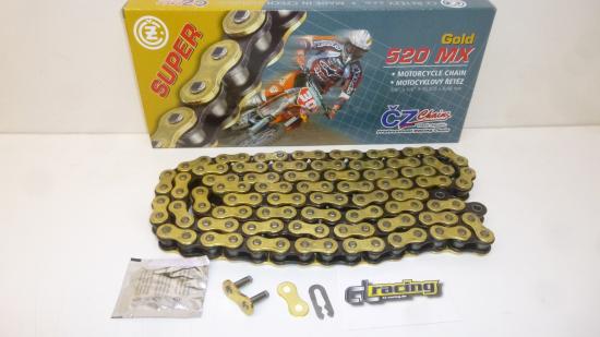 Cz 520 MX verstrkte Kette 118 Glieder Gold - Lager -