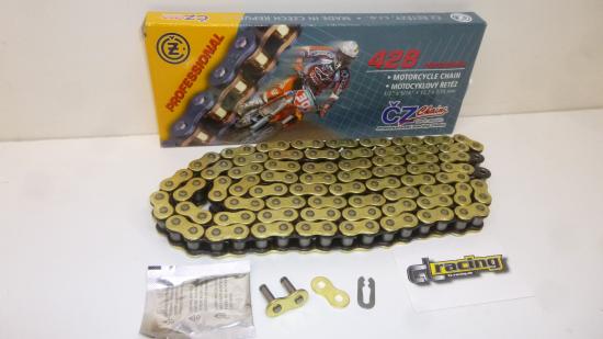 Cz 428 MX Kette 130 Glieder Gold - Lager -
