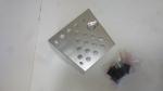 Rahmenschutzplatte Tgb frame plate passt an Blade 550 Ar Landmaster silber