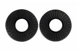 Gummiringe fr Lenker universal grips donuts rubber passt an Honda schwarz