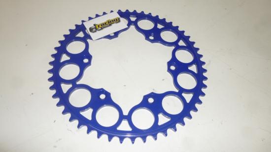 Kettenrad sprocket 52 Zhne fr Yamaha Yz Yzf Wr 125 250 400 450 2020 blau