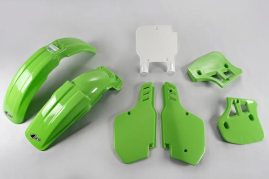 Verkleidungssatz Plastiksatz plastic kit passt an Kawasaki Kx 250 500 1989 grn