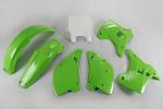 Verkleidungssatz Plastiksatz plastic kit passt an Kawasaki Kx 125 250 1993 grn