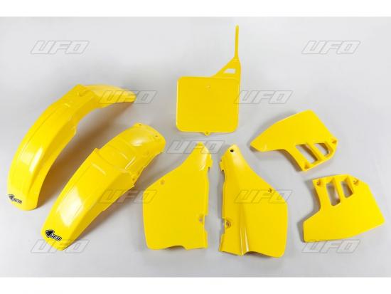 Verkleidungssatz Plastiksatz plastic kit fr Suzuki Rm 250 89-91 gelb