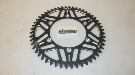 Kettenrad 52 Zhne sprocket passt an Yamaha Yz 125 250 99-20 Wr 400 426 450 sw