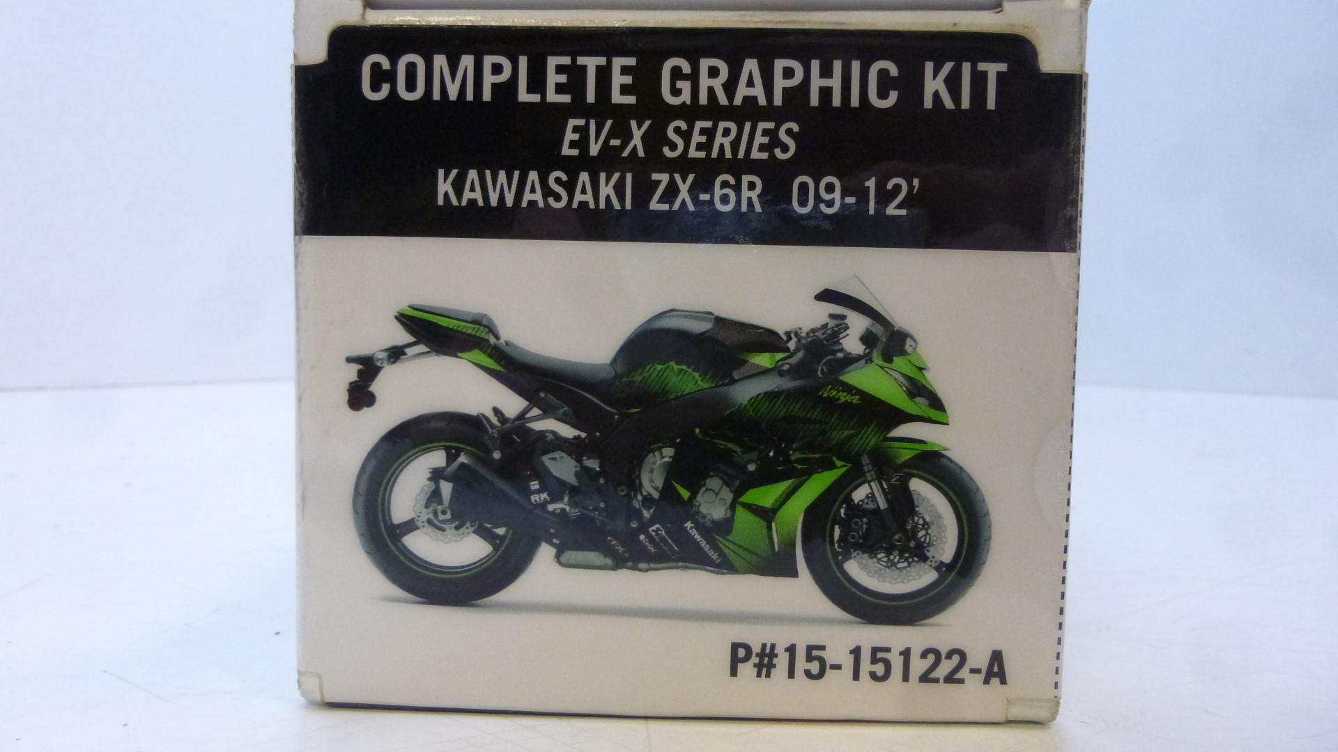 Dekorsatz Aufkleber Sticker Verkleidung graphic kit für Kawasaki Zx-6R 09-12