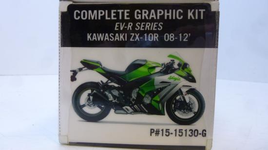 Dekorsatz Aufkleber Sticker graphic kit passt an Kawasaki ZX-10R 08-12 grn