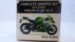 Dekorsatz Aufkleber Sticker graphic kit passt an Kawasaki ZX-10R 08-12 grn