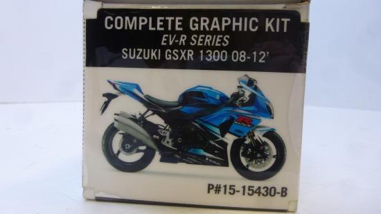 Dekorsatz Aufkleber Sticker graphic kit passt an Suzuki Gsxr 1300 08-12 blau