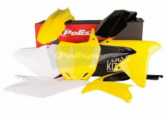 Verkleidungssatz Plastiksatz plastic kit passt an Suzuki Rm-z 450 08-17 gelb-sw