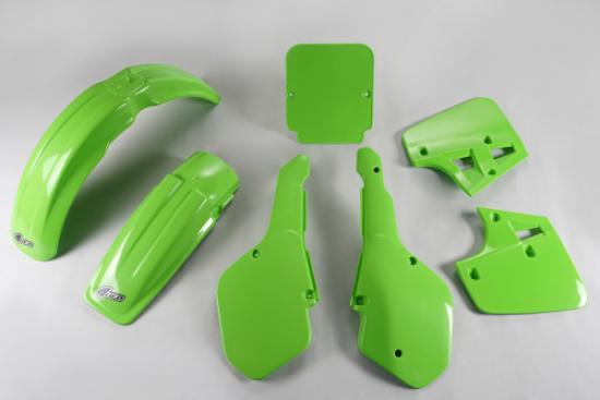 Verkleidungssatz Plastiksatz plastic kit passt an Kawasaki Kx 250 500 1987 grn