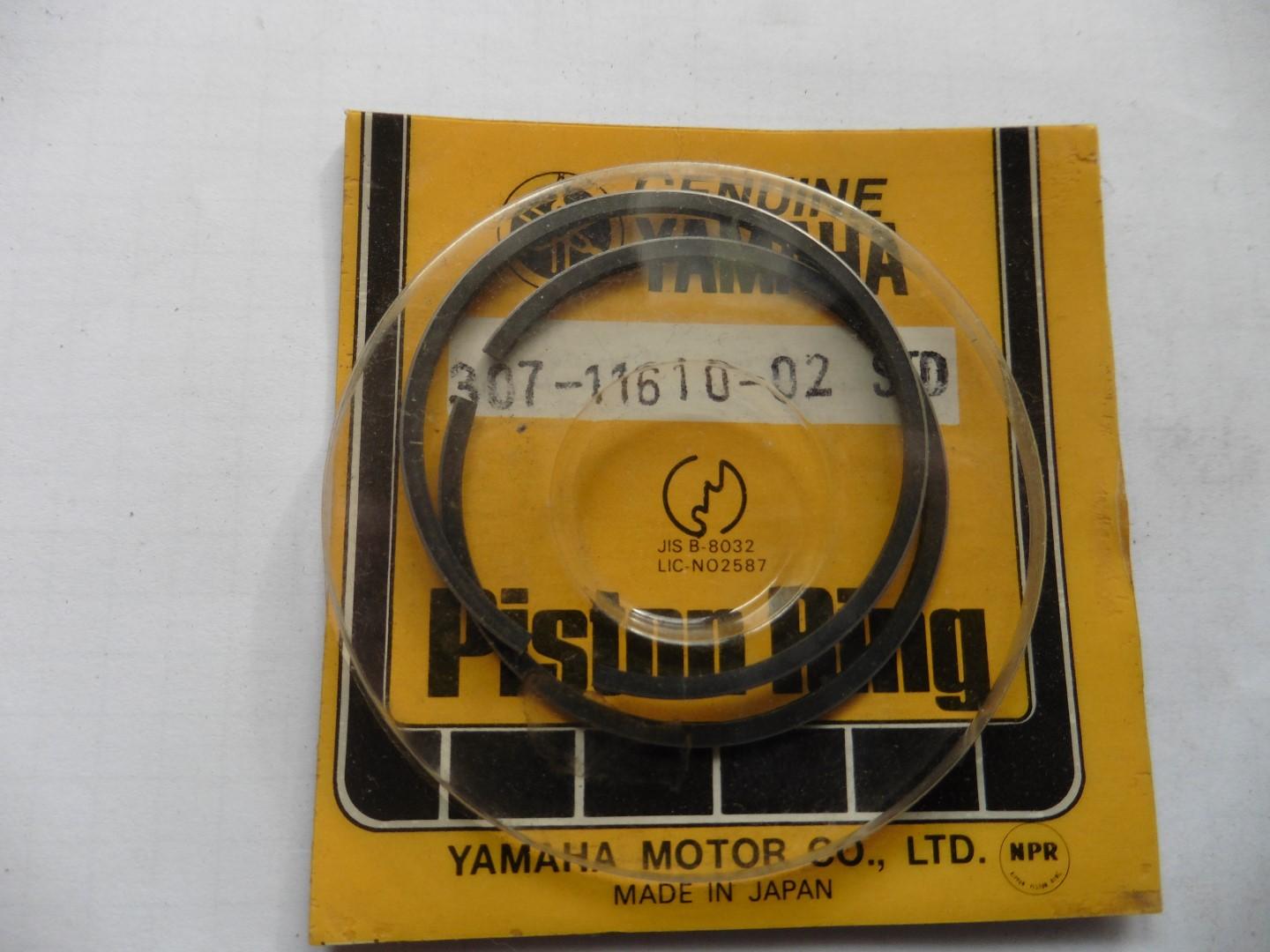 Kolbenringe Kolbenringset Standard piston rings kit für Yamaha Rd 125 1973 307-11610