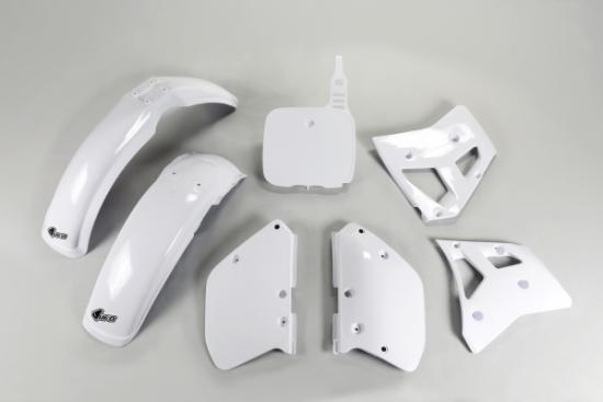 Verkleidungssatz Plastiksatz plastic kit passt an Yamaha Yz 250 360 1990 wei