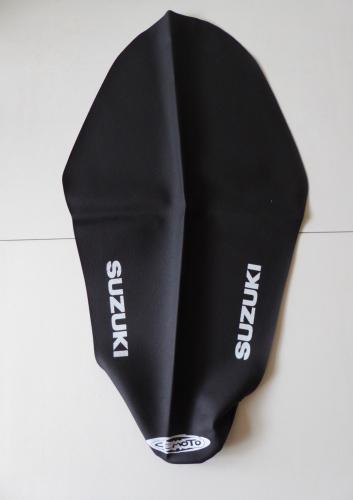 Sitzbezug Sitzbankbezug seat cover fr Suzuki Drz 400 2001 schwarz