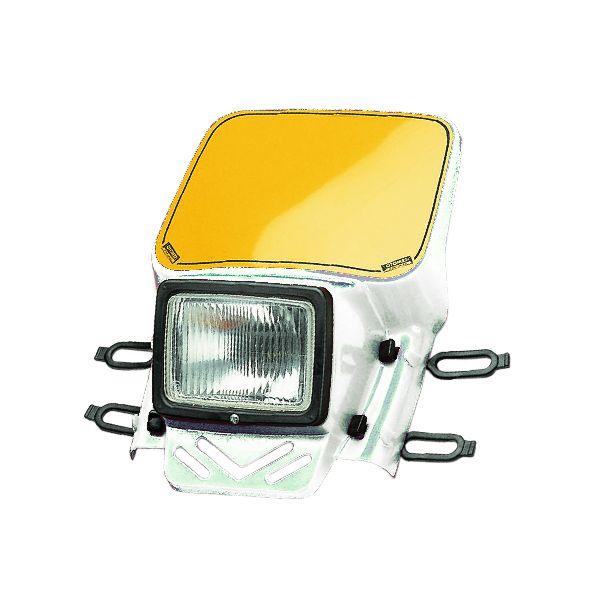 Lichtmaske Lampenmaske Vintage universal headlight classic Enduro Motorrad w-ge