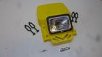 Lichtmaske Lampenmaske Vintage universal headlight classic Enduro Motorrad gelb