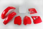 Verkleidungssatz Plastiksatz plastic kit passt an Honda Cr 125 R 91-92 Cr rot-w