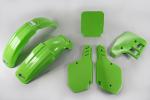 Verkleidungssatz Plastiksatz plastic kit für Kawasaki Kx 125 1988 grün