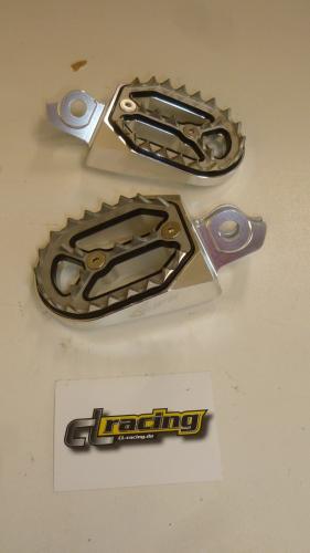 Furasten foot rest pegs passt an Suzuki Rmz 250 10-23 450 Rmz 450 2010 silber
