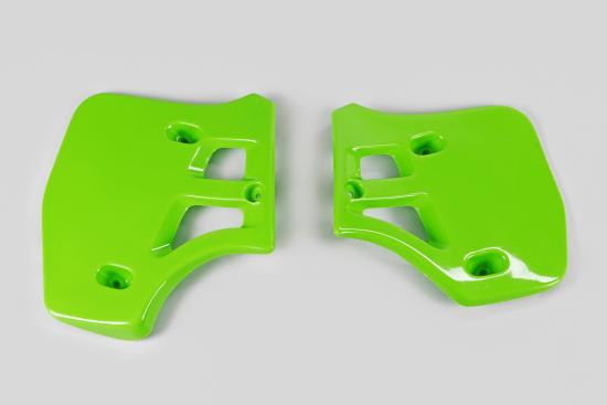 Khlerverkleidung Tankspoiler radiator scoops fr Kawasaki Kx 250 88-89 500 grn