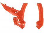 Rahmenschutz Rahmenprotektor frame guards passt an Ktm Sx 125 Sxf 250 450 2023 orange