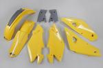 Verkleidungssatz Plastiksatz plastic kit passt an Husqvarna Cr 125 250 2005 gelb