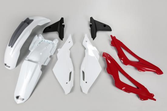 Verkleidungssatz Plastiksatz plastic kit fr Husqvarna Cr 125 09-13 wei-rot