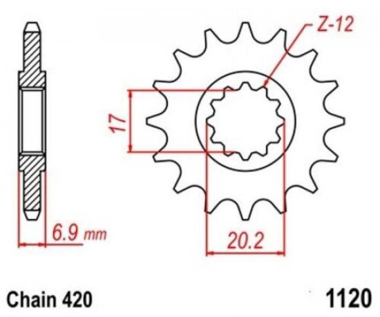 Ritzel 11 Zhne Antriebsritzel sprocket passt an Aprilia Mx Rx passt an Beta Rr