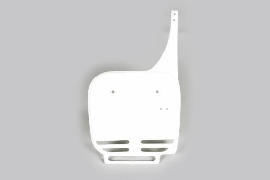 Startnummerntafel Verkleidung number plate cover fr Kawasaki Kx 60 84 - 04 wei