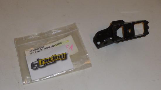 Fu�raste links footrest left passt an Bmw F 650 93-96 F 650 St 1996 schwarz