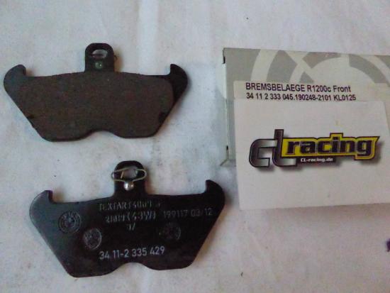 Bremsbelge Bremsbelag vorne brakepads fr Bmw R 850 1200 C 