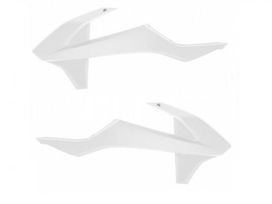 Tankverkleidung Khlerabdeckung radiator scoops passt an Ktm Sx 65 16-23 wei