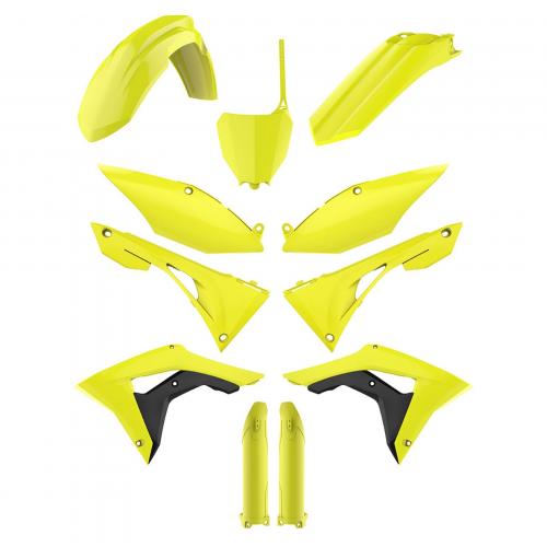 Verkleidungssatz Plastiksatz plastic kit passt an Honda Crf 250 R 19-21 gelb-sw