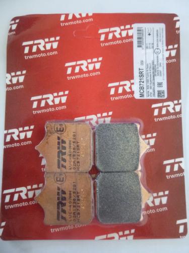 Bremsbelge Trw MCB721SRT brake pads passt an Aprilia Rsv Tuono 1000 2010 Tuono