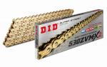 DID 530 ZVM-X G&G Kette Antriebskette X-Ring 124 Glieder chain Motorrad gold