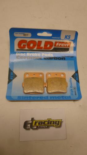 Bremsbelge 007 K5 brake pads passt an Yamaha Yfm 250 350 600 R 00-09 Grizzly